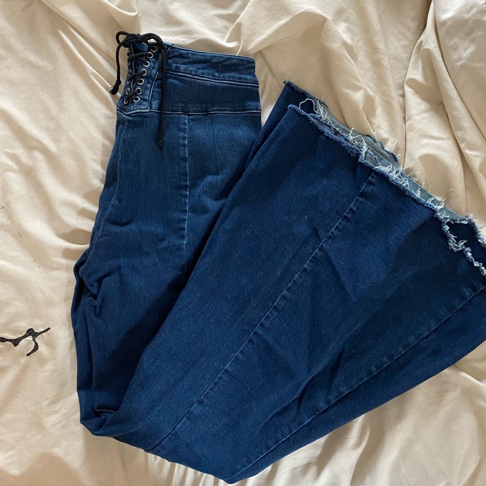 Free people bell bottoms.